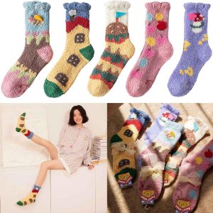 Set 3 Pares Calcetines Diseños Divertidos Mujer