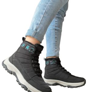 Botin Mujer  Termico Impermeable Para Lluvia y Nieve