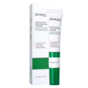 Crema Facial Acido Salicilico Removedor De Acne Bioaqua 20g