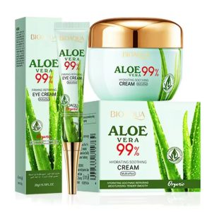 Kit Facial Aloe Vera Crema Rostro+Crema Contorno de Ojos Bioaqua