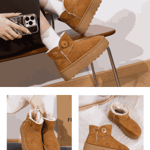 Botin Pantubota Mujer Forrado Con Chiporro