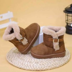 Botin Pantubota Infantil Forrada Con Chiporro