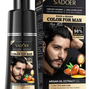 Tinte Sadoer 200ml Cabello Barba Y Bigote Sin Amoníaco