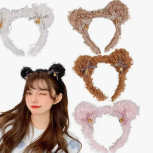 Cintillo Diadema Orejas De Oso Peluche Cintillo De Oso