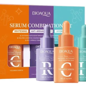 Kit Serum Bioaqua Vc+ Ah+ Retinol 30ml Antiedad