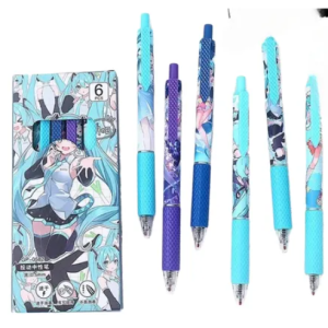 Set De Lapices Gel Hatsune Miku