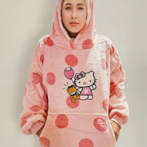 Poleron Sherpa Hello Kitty Kuromi Melody Stich Maxi Poleron