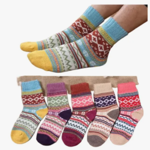 Calcetín Mujer Lana Cachemira Térmico ( 3 Pares)