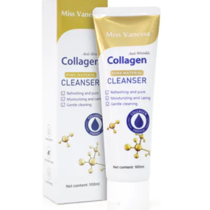 Limpiador Facial Crema Colágeno Reafirmante Miss Vanessa