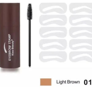 Kit De Cejas Sellado En Polvo Resistente Al Agua Plantillas