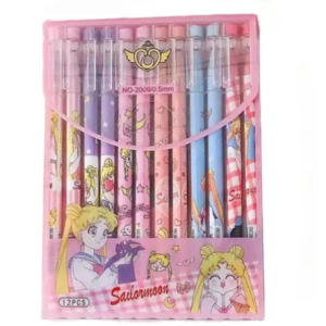 Set 12 Lapices Borrables Sailor Moon