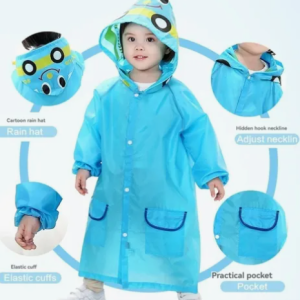 Capa Poncho Impermeable Para La Lluvia Niños