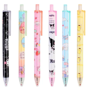 Hello Kitty Kuromi Set De 6 Lapices Tinta Diseño Sanrio