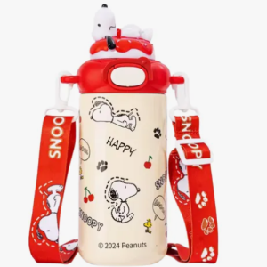 Termo Snoopy Charlie Brow Para Agua Caliente Y Fria