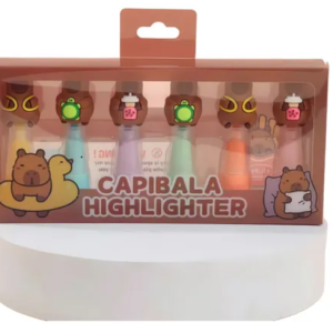 Destacadores Capybara 6 Unidades