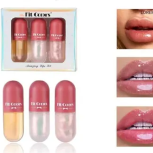 Kit Lip Gloss 2 Brillo Labial + Voluminizador De Labios