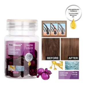 Capsulas Capilar Protección Para Cabello Teñido