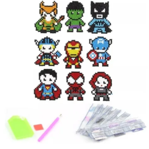 Stickers Pintura De Diamantes Diseños Varios Niños
