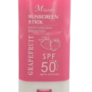 Barra Solar Hipoalergénica Mundo Rostro Frutilla 12g
