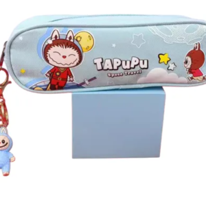 Estuche Escolar Labubu Impermeable Con Llavero