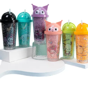 Vaso Hello Kitty Y Amigos Hidrogel Y Luz Led