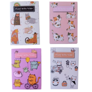 Libreta De Apuntes Con Post-it Gatos Gatitos