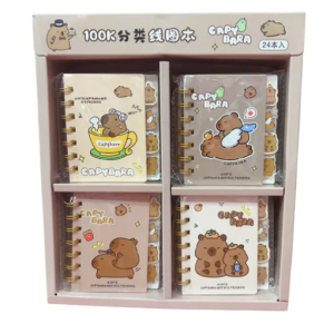 Mini Libreta Capybara Libreta Con Separadores Capibara