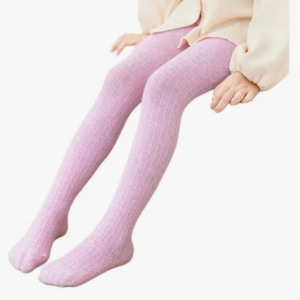 Pantys Ballerina Niña Diseño Trenza Rombo Acanalado Liso