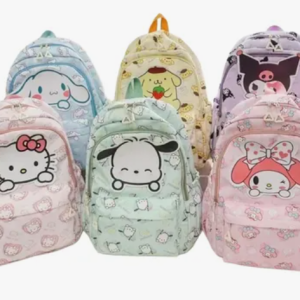 Mochila Sanrio Hello Kitty Kuromi Colorida Grande