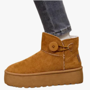Pantubota Botin Forrada Con Chiporro Y Plataforma Bota Ug