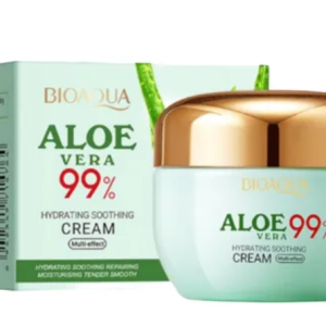 Crema Bioaqua Aloe Vera 99% Hidratante Antiacne 50g