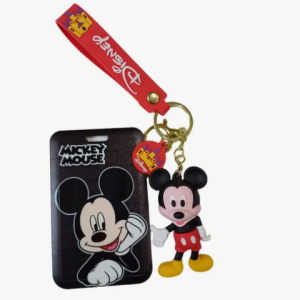 Llavero Mickey Mouse + Porta Credencial