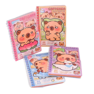 Cuaderno Libreta Capybara Papeleria Kawaii