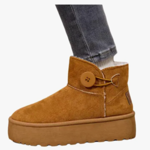 Pantubota Botin Forrada Con Chiporro Y Plataforma Bota Ug