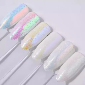 Decoracion De Uñas 6 Unids/set Unicornio Aurora Blanco
