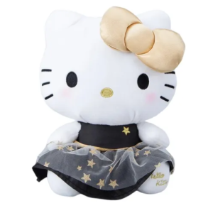 Peluche Hello Kitty Black Gold 25 Cm
