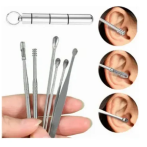 Kit 6 Pzs Limpiador Oído Removedor De Cera