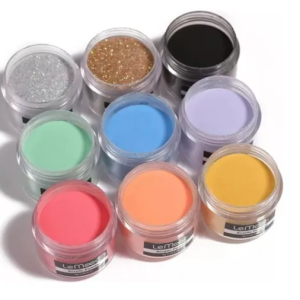 Kit 3 Polvo Acrilico Polimero Para Uñas