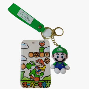 Llavero Mario Bross + Porta Credencial