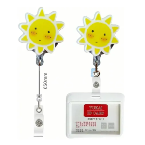 Porta Credencial Yoyo Retractil Kawaii