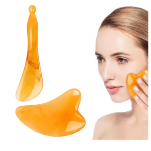 Kit Facial Guasha Set Masaje Jade 2 Piezas
